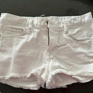 Current Elliot White Denim Shorts, size 26